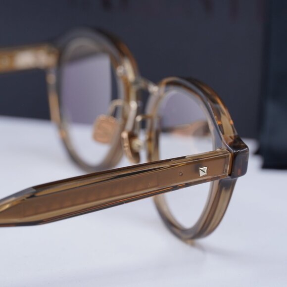 Valentino V-ESSENTIAL-IV VLX-132D AF Round Eyeglasses 46mm - Transparent Brown - Picture 10 of 11